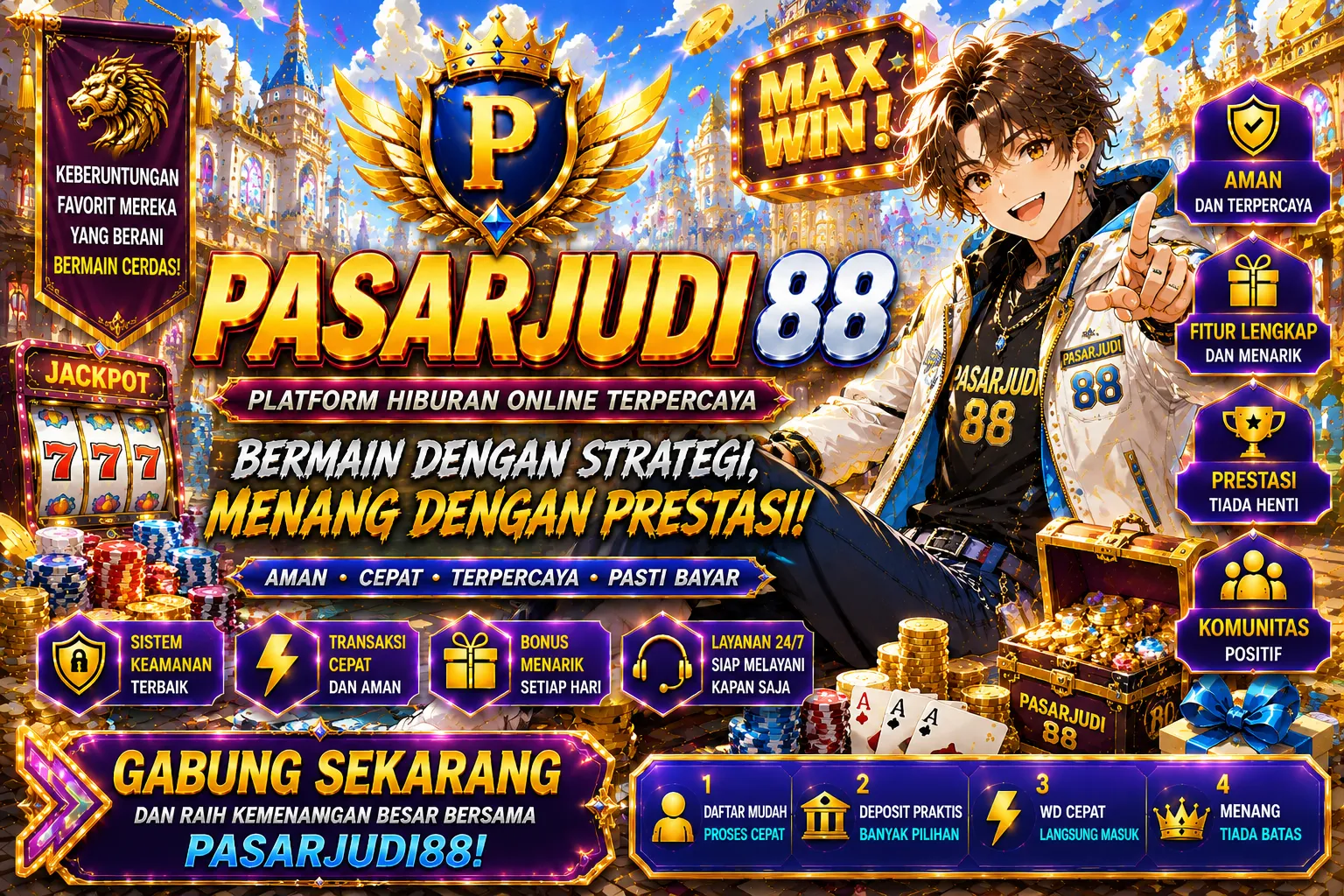 PasarJudi88 : Pusat Transaksi Bonus Jackpot Terbesar Top